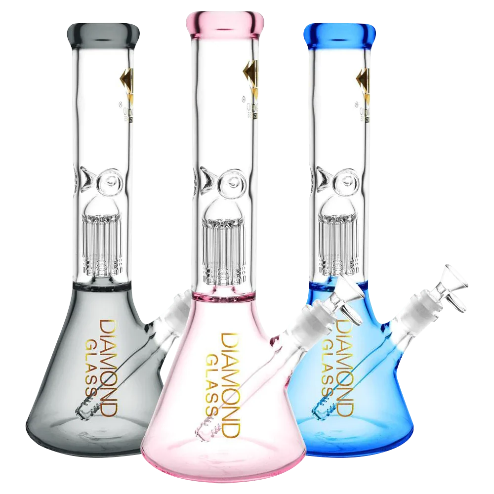 Diamond Glass Water Pipe - Mansion