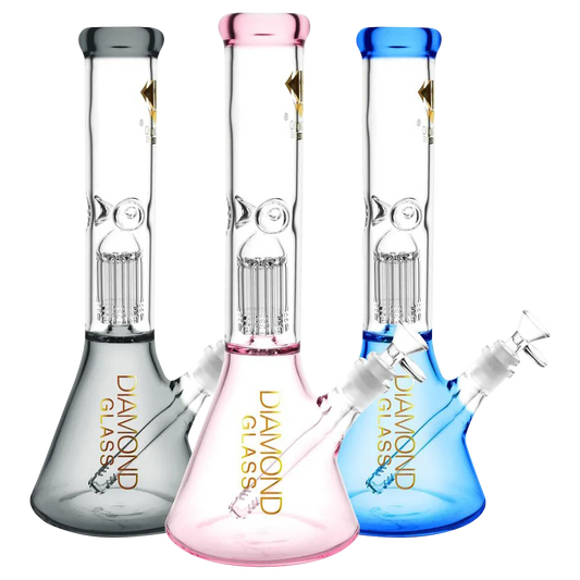 Diamond Glass Water Pipe - Mansion
