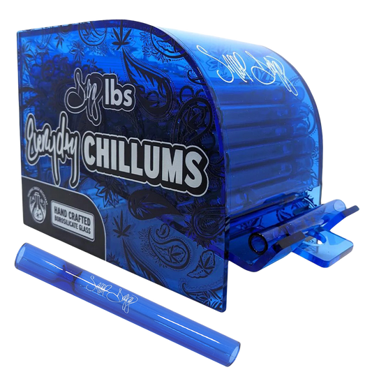 Dogg Lbs Everyday Glass Chillums with Dispenser | 4" | 100ct Display