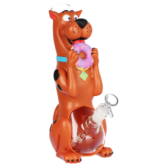 Doggie Snacks Glass & Vinyl Water Pipe | 10.75" | 14mm F