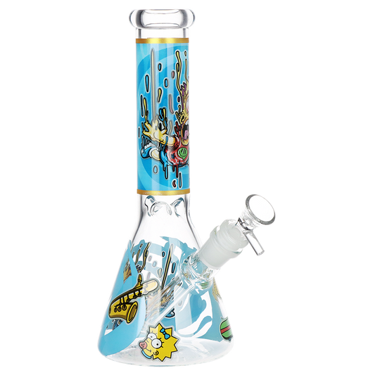 Don't Have A Cow Beaker Glass Water Pipe | 10" | 14mm F | Designs Vary