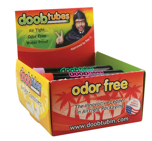 DoobTubes Airtight Joint Holders - 25 Pack Bulk, Odor-Proof & Waterproof