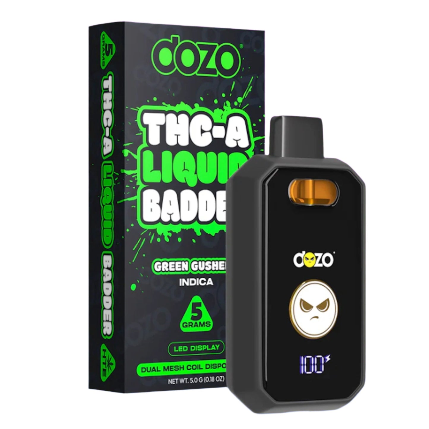 Dozo THC-A Liquid Badder Device - 5000mg