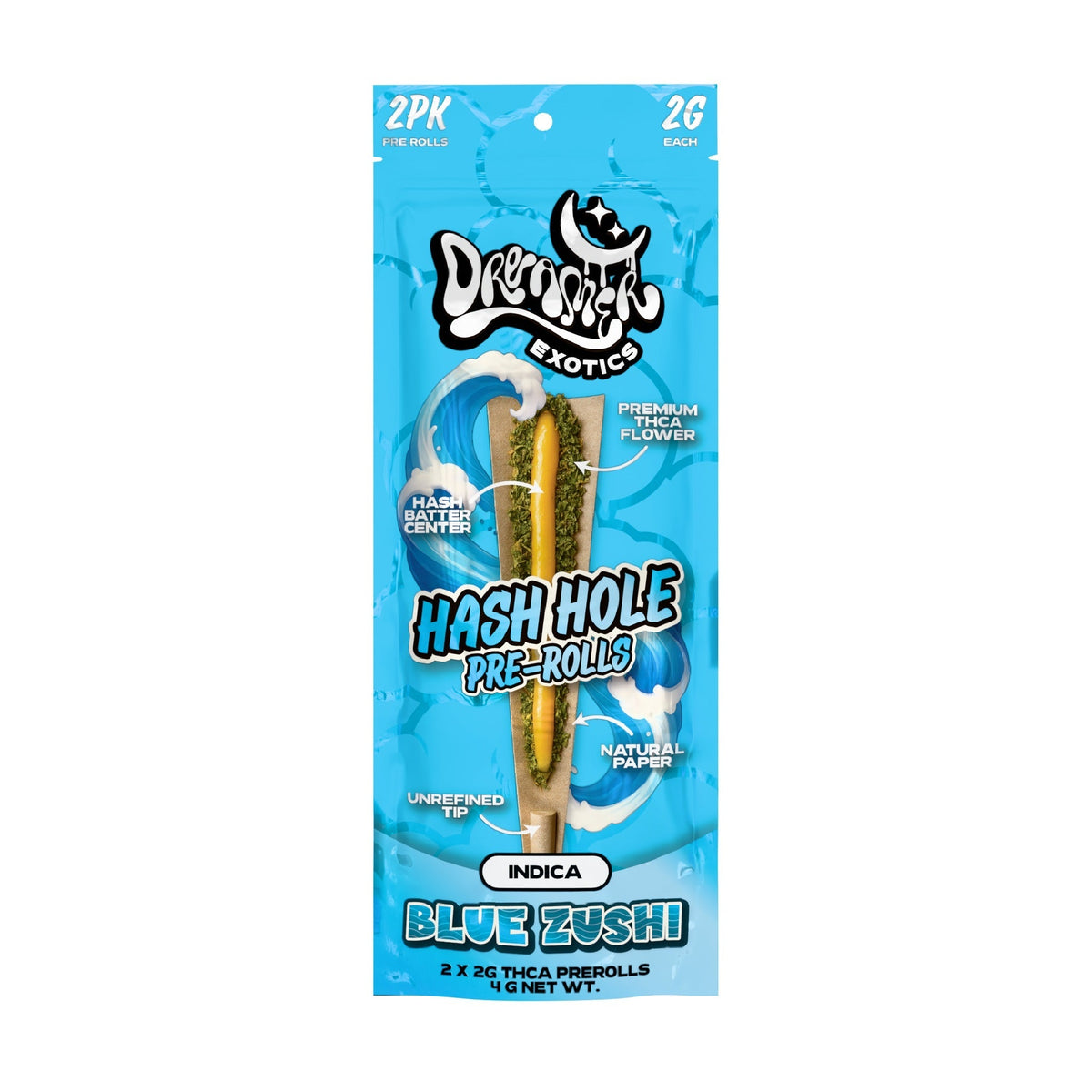 Dreamer Exotic Hash Holes THC-A Pre-Rolls - 2g (2ct)