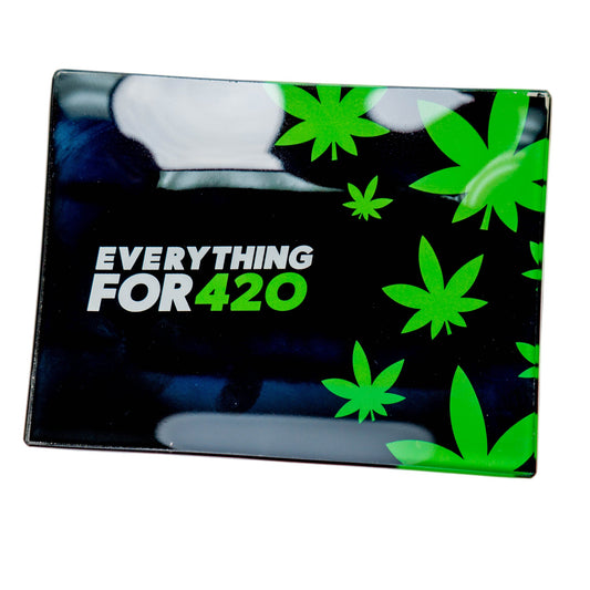 Omeweed Glass Rolling Tray