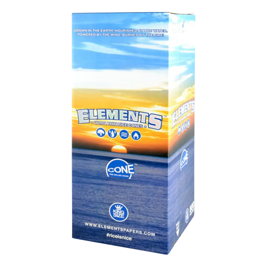 Elements Kingsize Rice Pre-Rolled Cones - Bulk 800 Pack