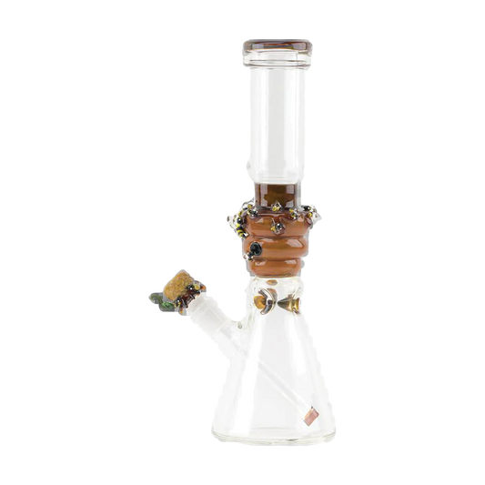 Empire Glassworks Beaker Water Pipe - Save the Bees