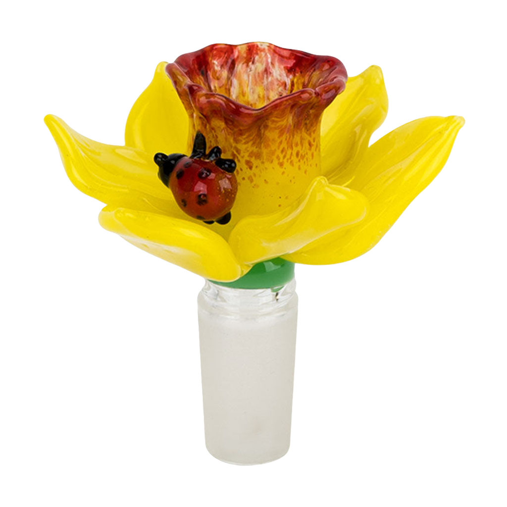 Empire Glassworks Male Herb Slide/ Bowl - Daffodil