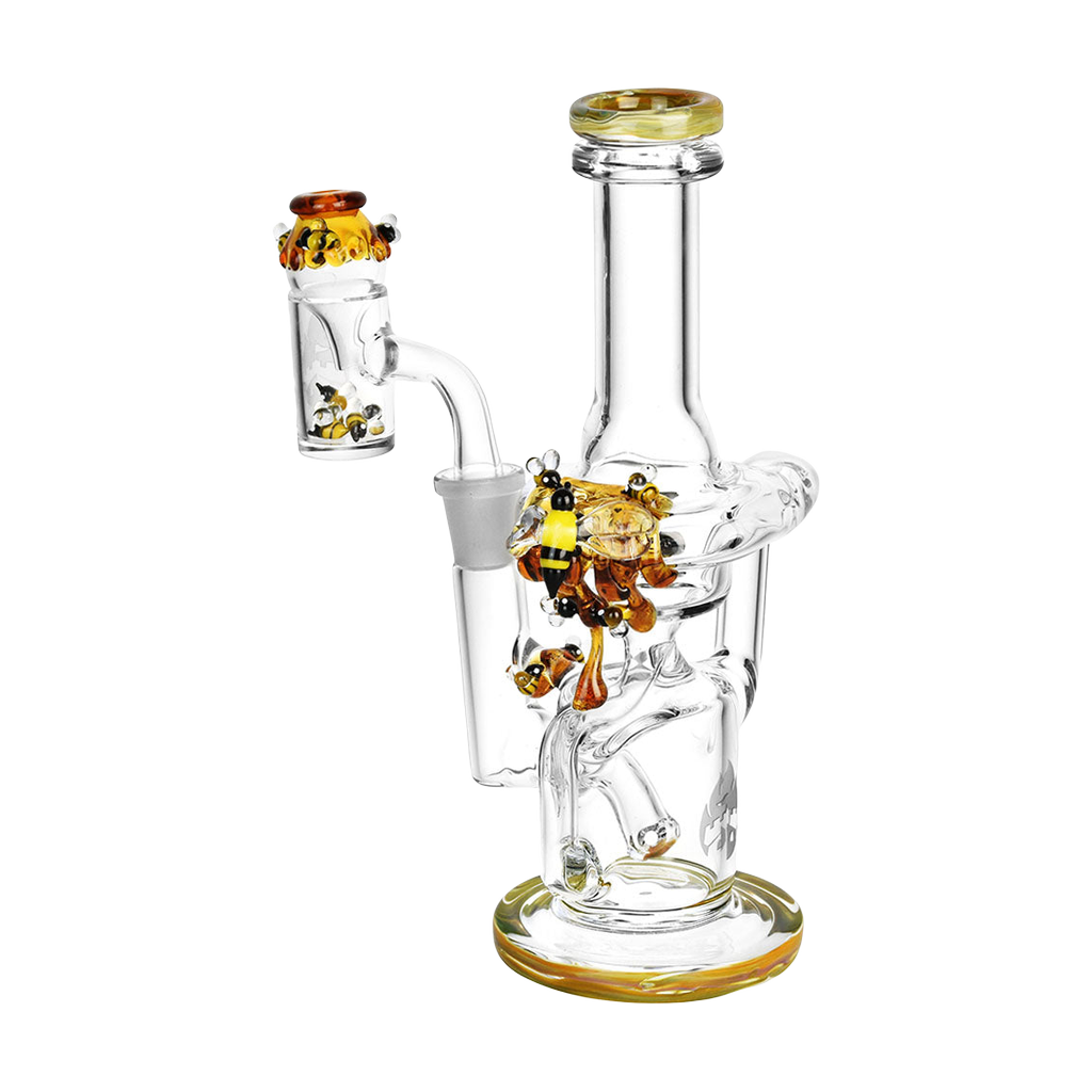 Empire Glassworks Mini Recycler Dab Rig | 8" | 14mm F | Beehive