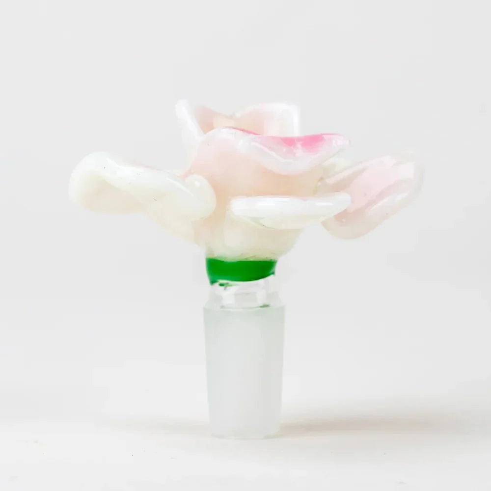 Empire Glassworks Orchid Flower Bowl Piece