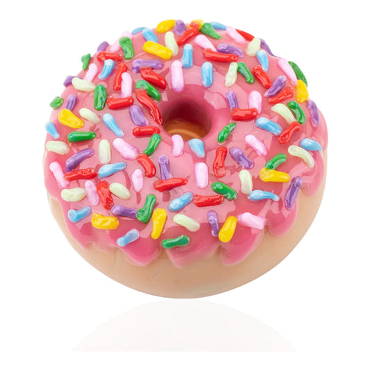 Empire Glassworks Pink Sprinkle Donut Pipe - 2in
