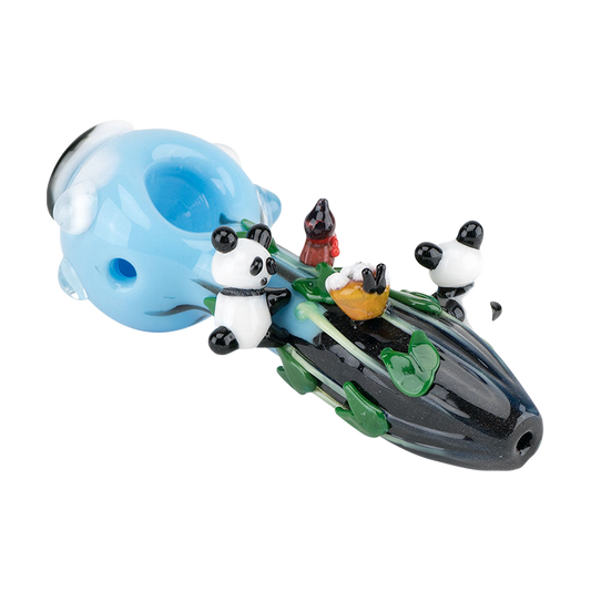 Empire Glassworks Spoon Pipe - Climbing Pandas