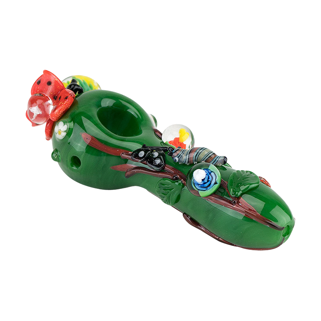 Empire Glassworks Spoon Pipe - Garden Critters