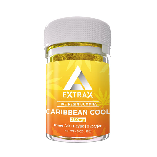 Extrax Live Resin Delta 9 Gummies - 250mg
