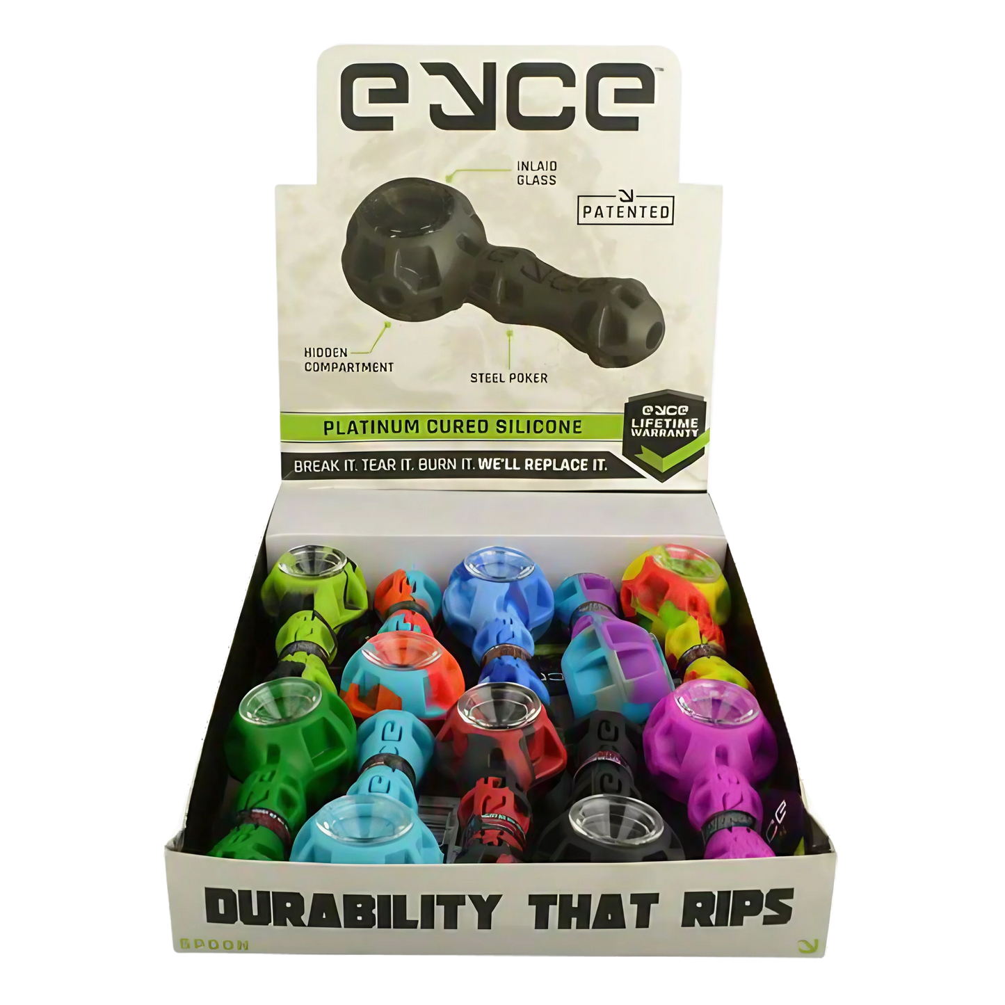 EYCE Silicone Spoon Pipe - 10 Pack Display