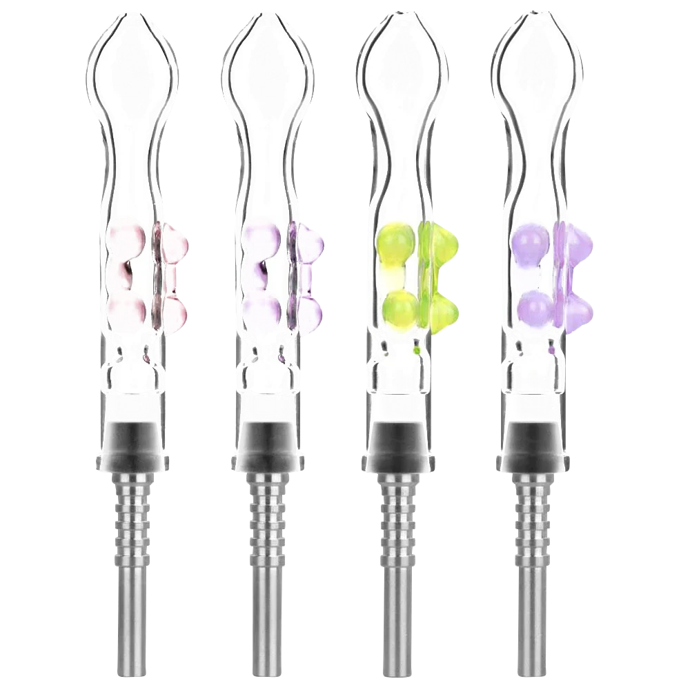 Flat Pinch Dab Collector with Titanium Tip