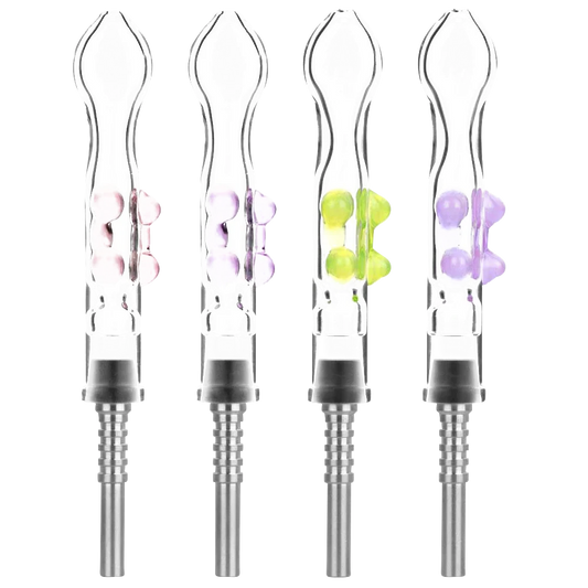 Flat Pinch Dab Collector with Titanium Tip