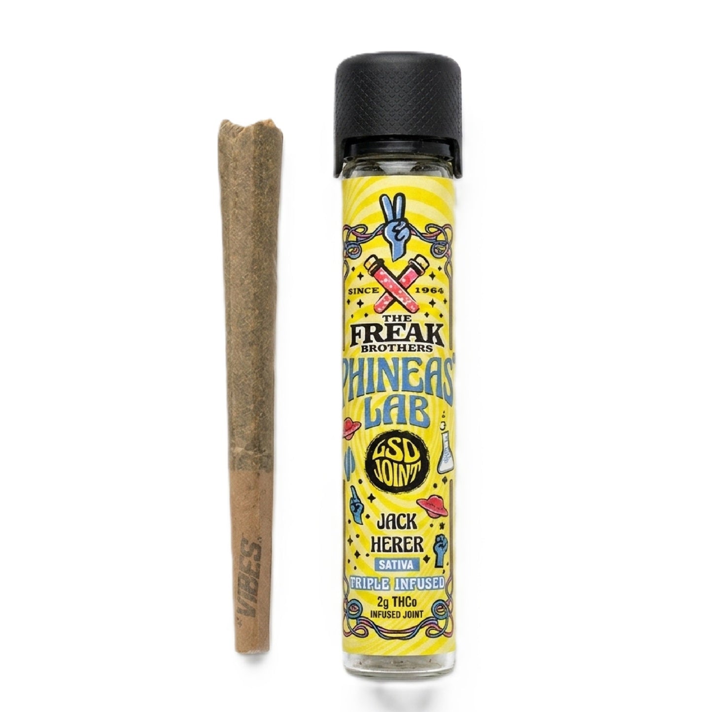 Freak Brothers Phineas Lab THC-A Pre-roll - 2g