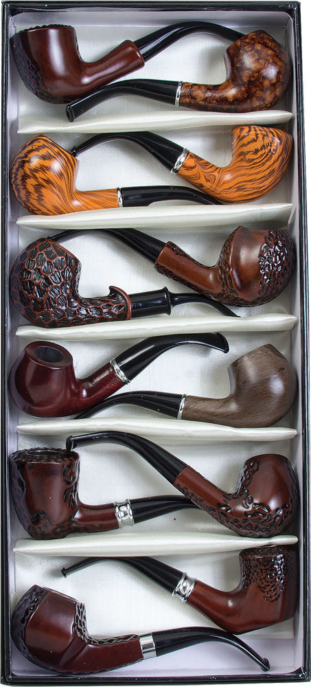 Fujima Faux Wood Pipes - 12 Pack