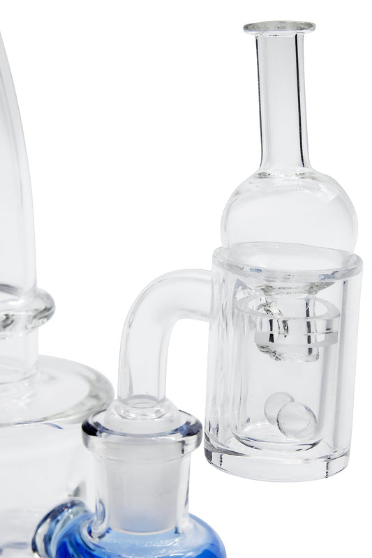 Glasshouse Quartz Banger Kit 14mm Male 90° - Full Set with Carb Cap & Terp Pearls