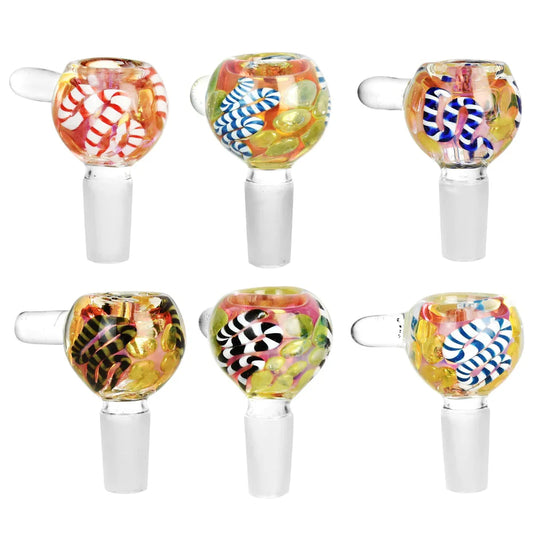 Fumed Rope Glass Herb Slide