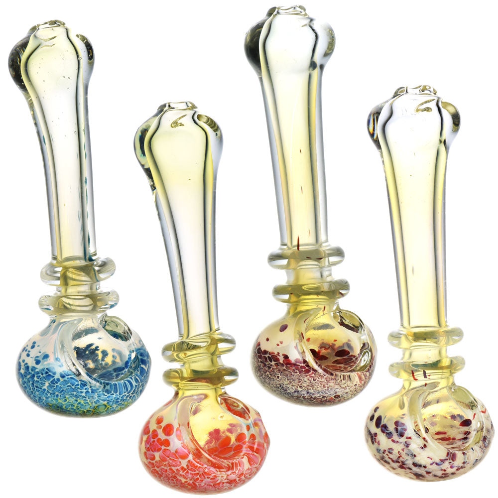 Fumed & Speckled Spoon Pipe