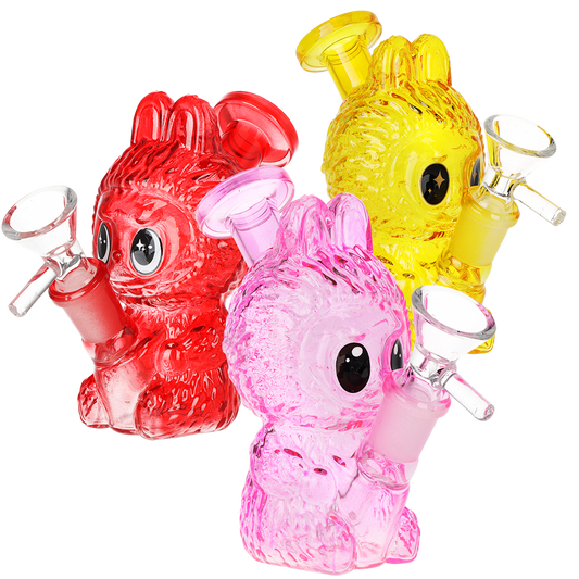 Funny Animal Glass Water Pipe | 4.5" | 14mm F | Colors Vary