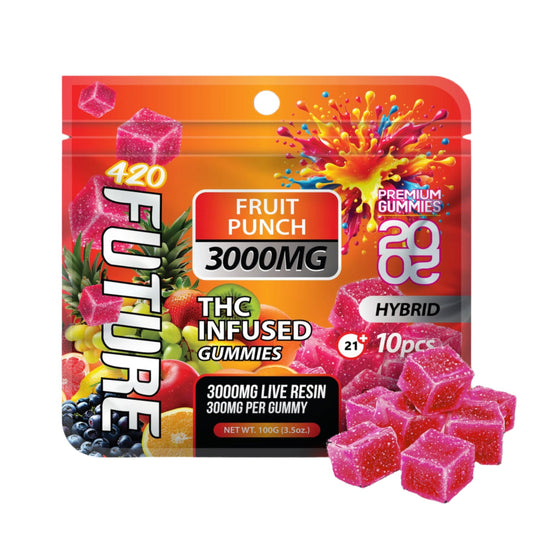 Future THC-A Infused Fruit Punch Gummies - 3000mg