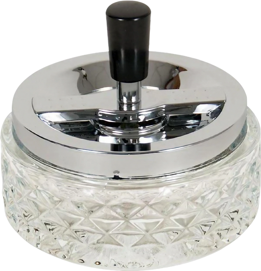 Glass Spinning Ashtray