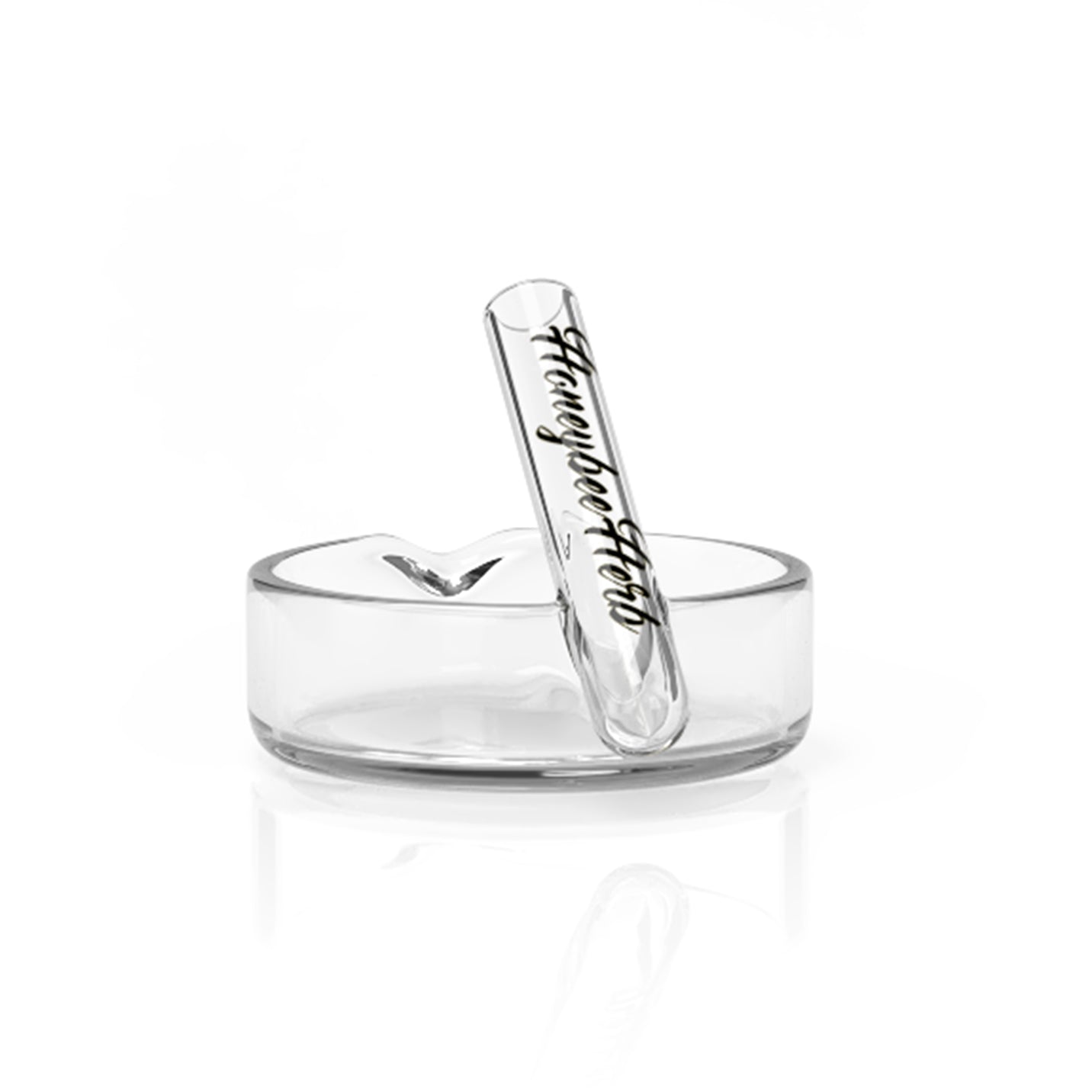 Honeybee Herb Glass Concentrate Dish & Tool Holder for Dabbers