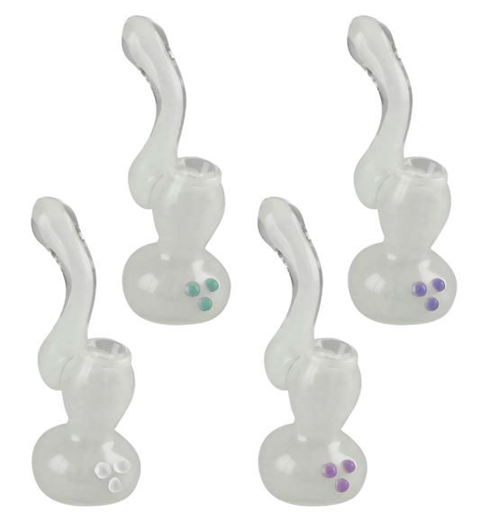 Glow in the Dark Glass Bubbler