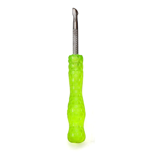 The Stash Shack Glow-In-The-Dark Honeycomb Grip Dab Tool