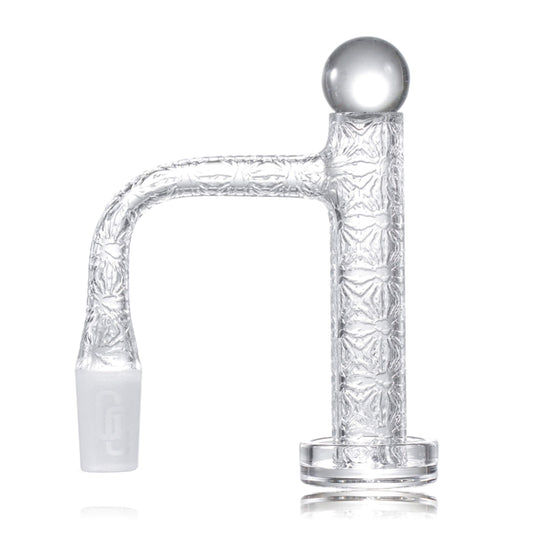 Golden Goat Engraved Control Tower Quartz Banger Kit