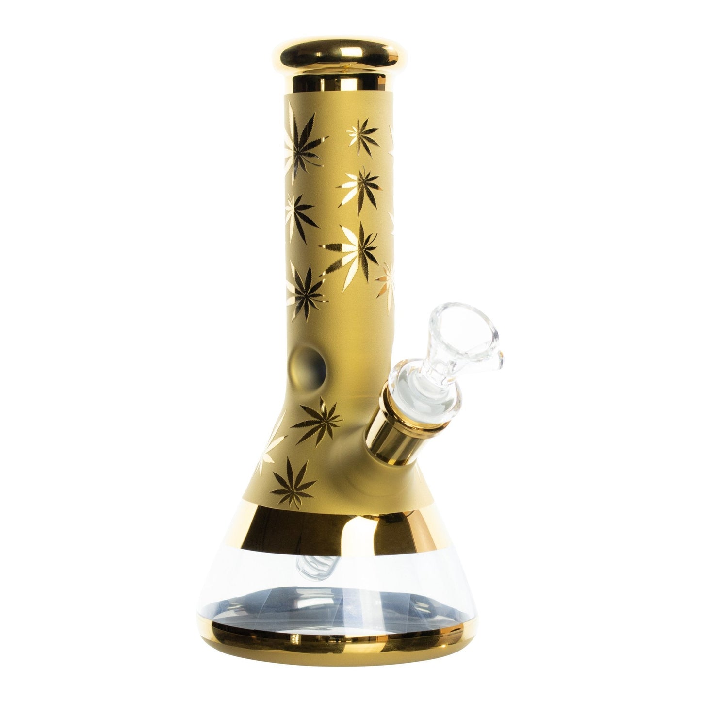 Gold Leaf Plated Bong - 9in