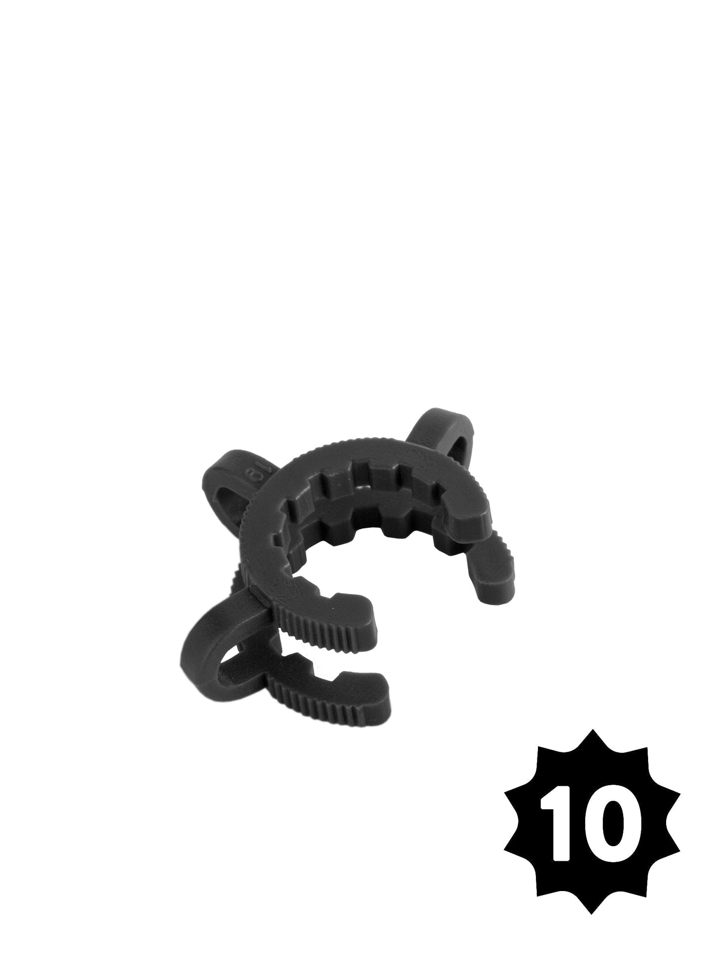 GRAV 19mm Plastic Joint Clamp - Assorted Colors - Pack Of 10