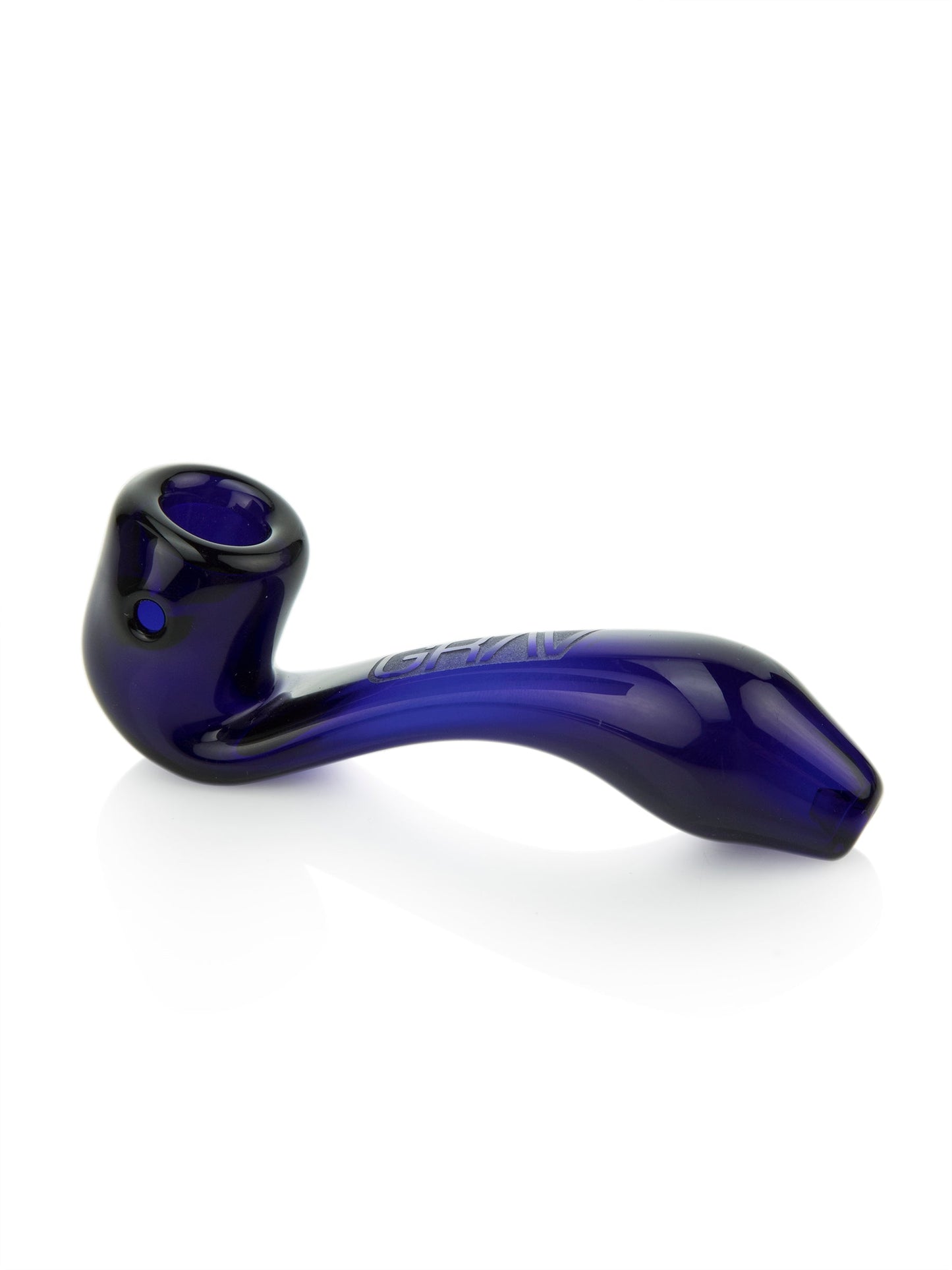 GRAV Mini Sherlock Hand Pipe with Ash Catcher - 4" Compact Glass
