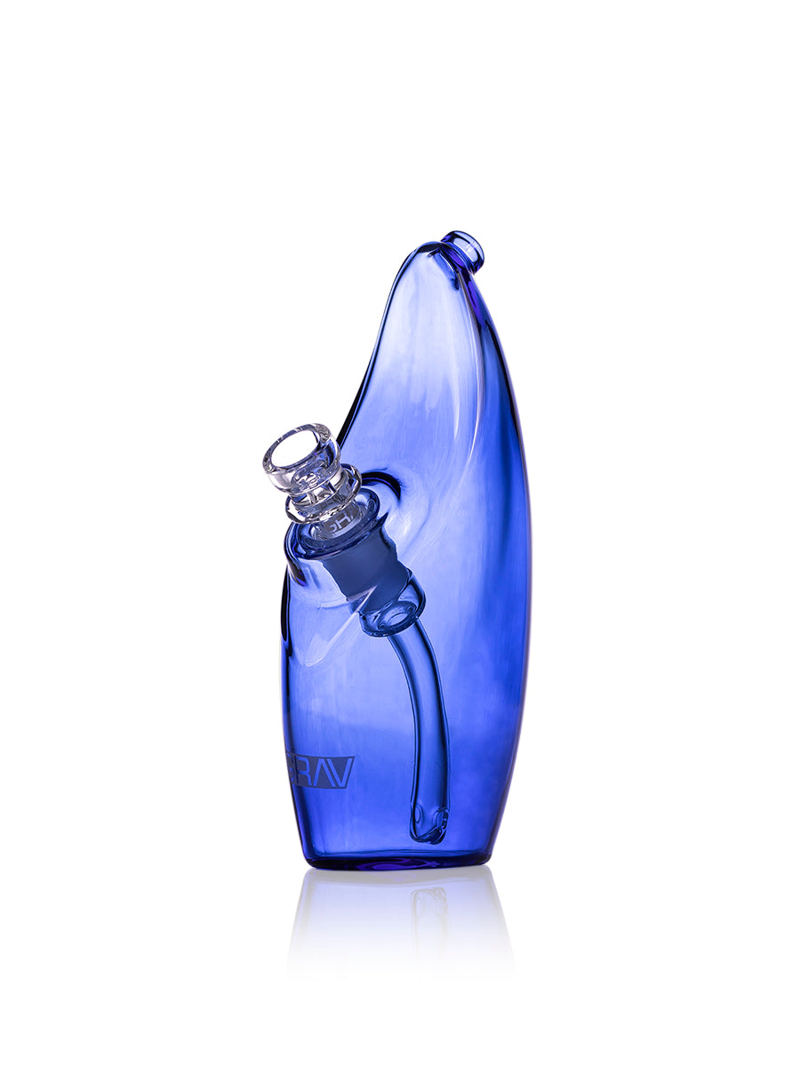 GRAV Rain Bubbler - Compact & Ergonomic Water Pipe for Smooth Hits