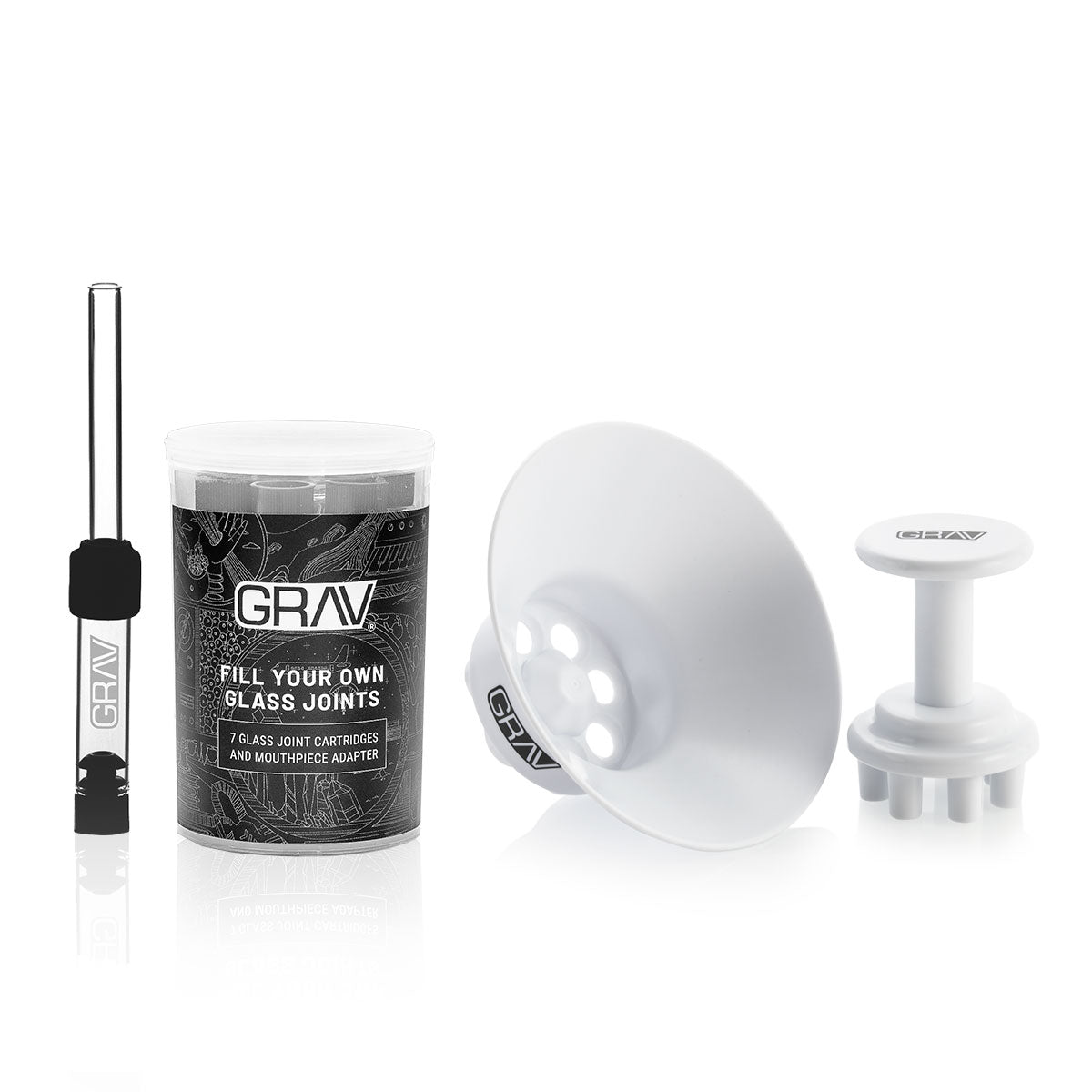 GRAV® FYO Glass Joints 7-Pack & Filling System
