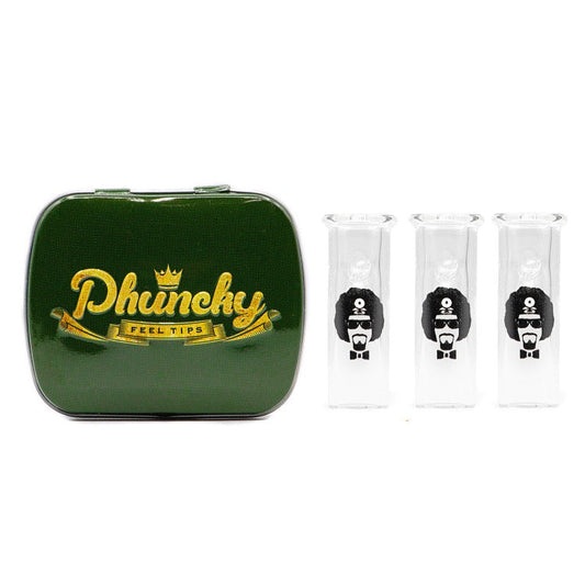 10mm Clear Glass Rolling Accessories 3 Pack - Dr. Greenthumb Logo Round Design