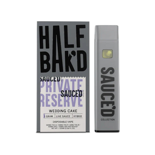 Half Bakd Sauced THC Private Reserve Device - 1000mg