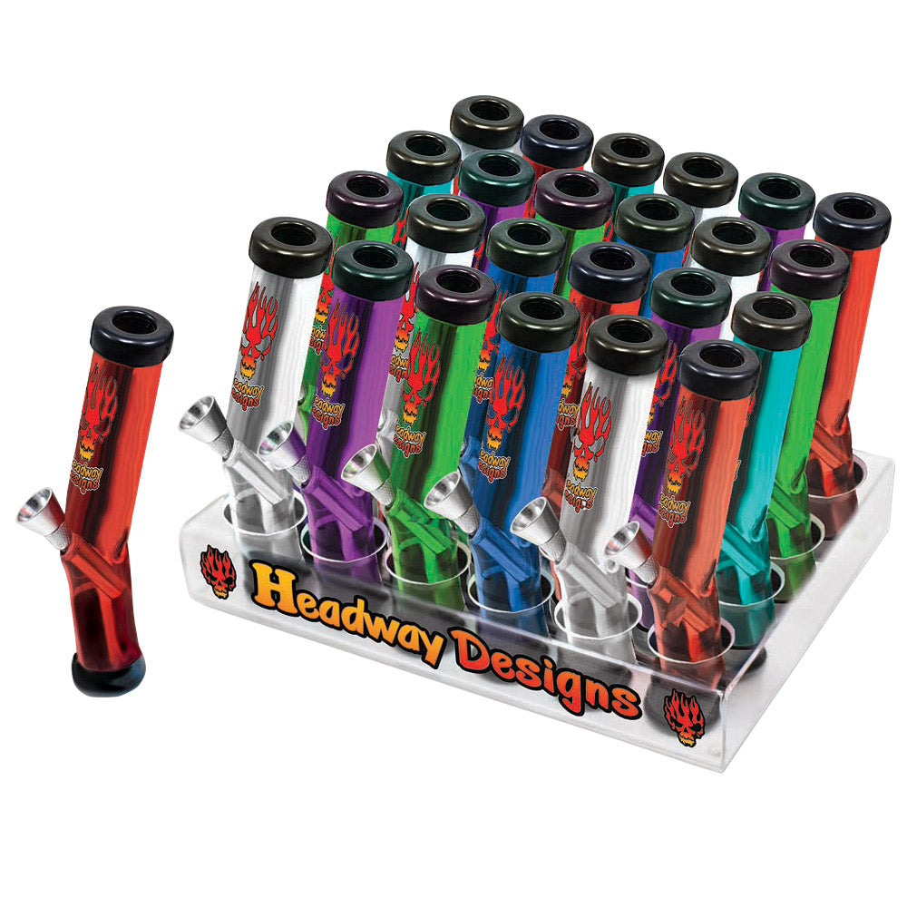 Headway Traveler Kickback Acrylic Pipes - 24 Piece Display