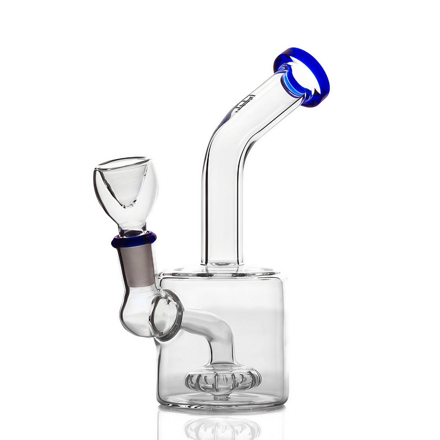 Hemper 6" Puck Rig with Circle Perc & Bent Neck - 14mm Female Joint