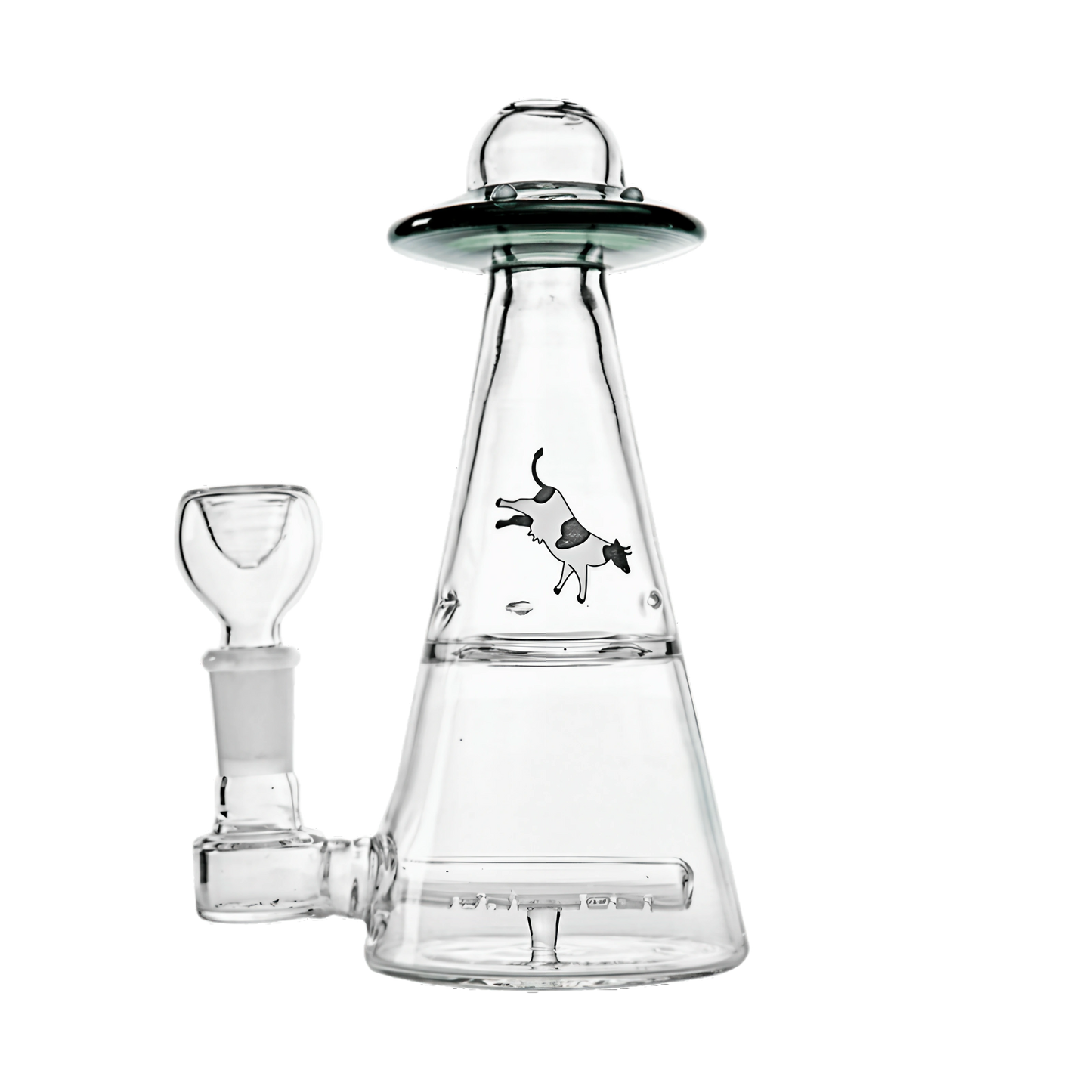 Hemper UFO Vortex Rig - 6" Dual-Chamber w/ Inline Perc & Venturi Inlets