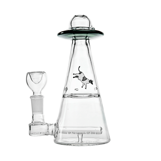 Hemper UFO Vortex Rig - 6" Dual-Chamber w/ Inline Perc & Venturi Inlets