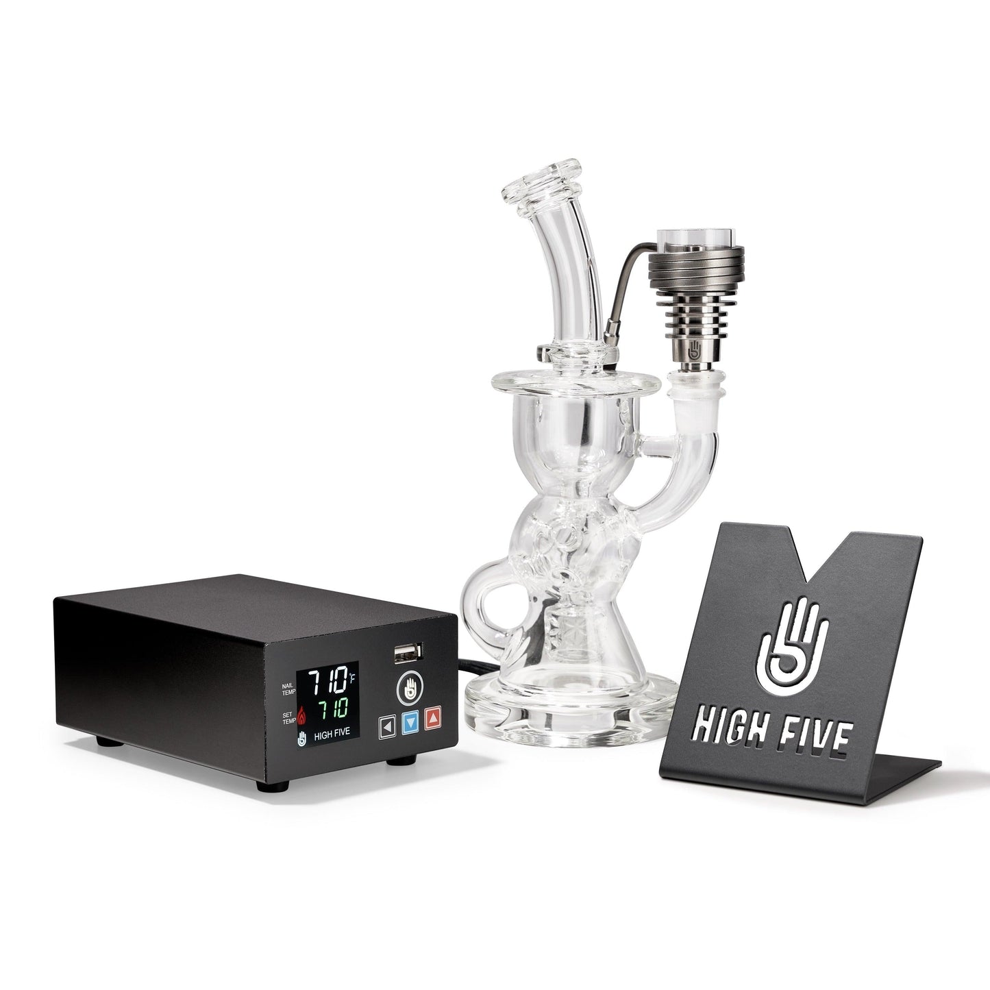 High Five - LCD E-Nail Hybrid Nail & Rig Kit