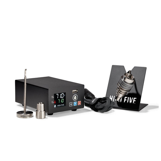 High Five - LCD E-Nail w/ Coil & Ti Nail & Dabber