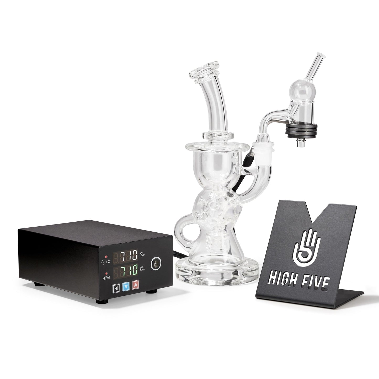 High Five - MICRO E-Nail Quartz E-Banger & Rig Kit