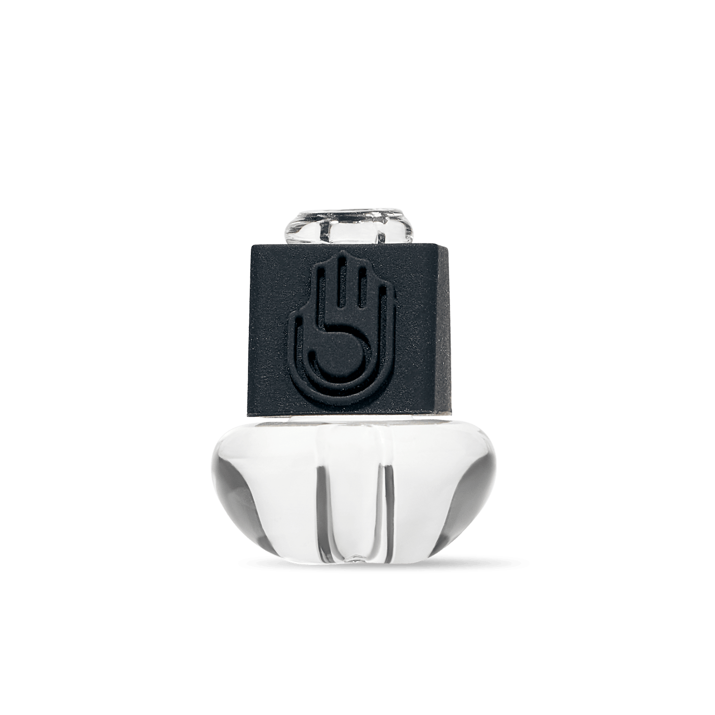 High Five Borosilicate Glass Carb Cap with Silicone Grip & Magnetic Lid