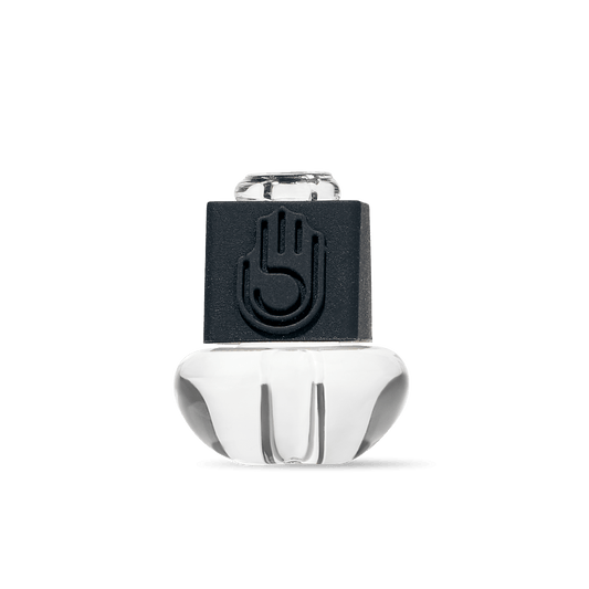 High Five Borosilicate Glass Carb Cap with Silicone Grip & Magnetic Lid
