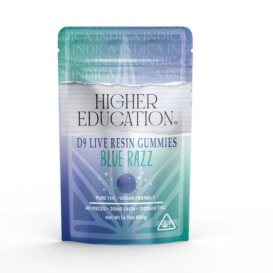 Higher Education Live Resin Delta 9 Gummies - 1200mg (40ct)